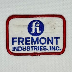 Freemont Industries red, white and blue Vintage Patch
